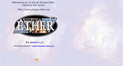 Desktop Screenshot of groupe-ether.org